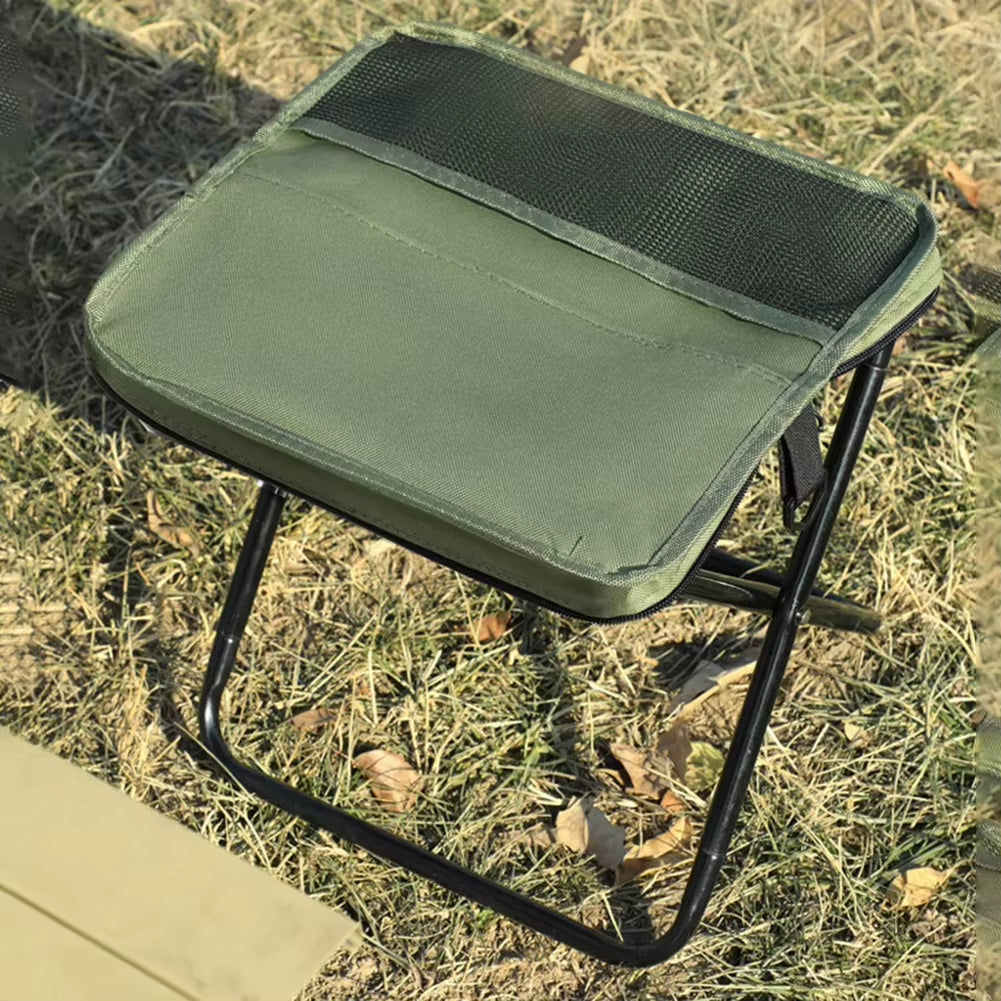 Folding Camping Stool – Portable Shoulder Bag Outdoor Seat – image 5