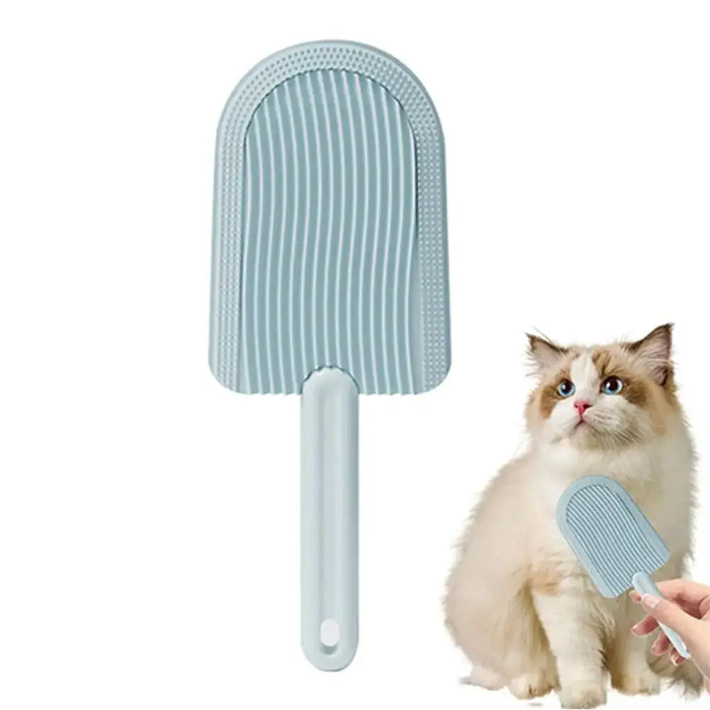 Pet Hair Removal Comb - Soft Grooming Brush for Cats & Dogs