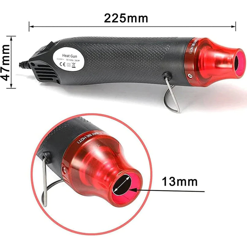 Mini Heat Gun for Crafts, Embossing & Shrink Wrap, US Plug – image 11