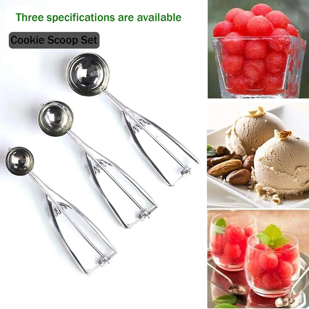 Cookie Scoop with Trigger - Stainless Steel, 4/5/6cm – image 5