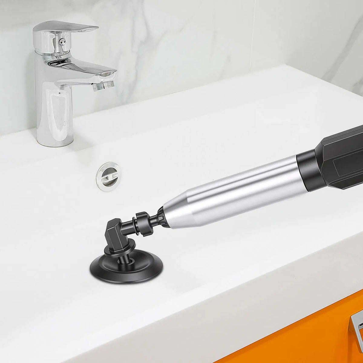 Electric Toilet Plunger - Rechargeable Air Drain Blaster with Gauge – image 12