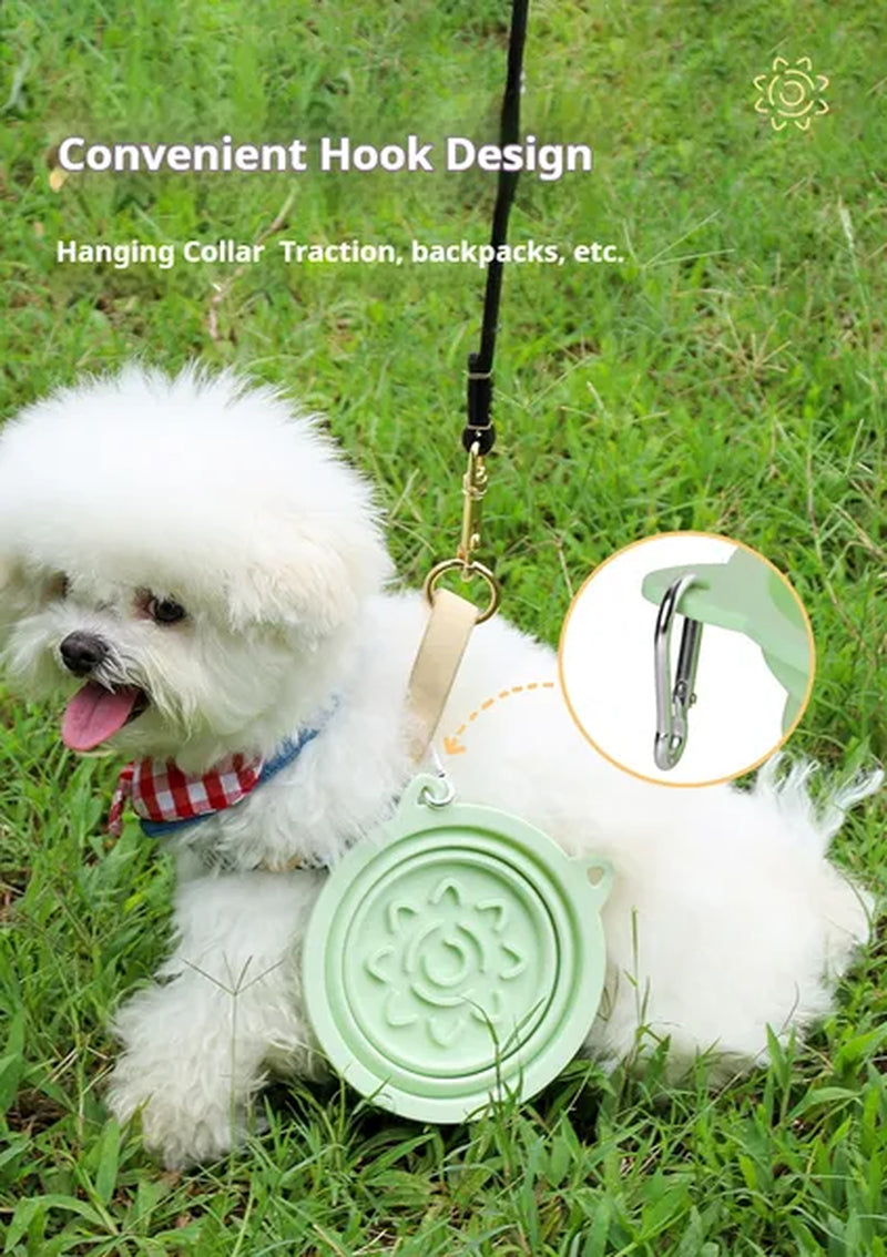 Collapsible Dog Travel Bowl Silicone Slow Feeder with Suction Cups – image 3