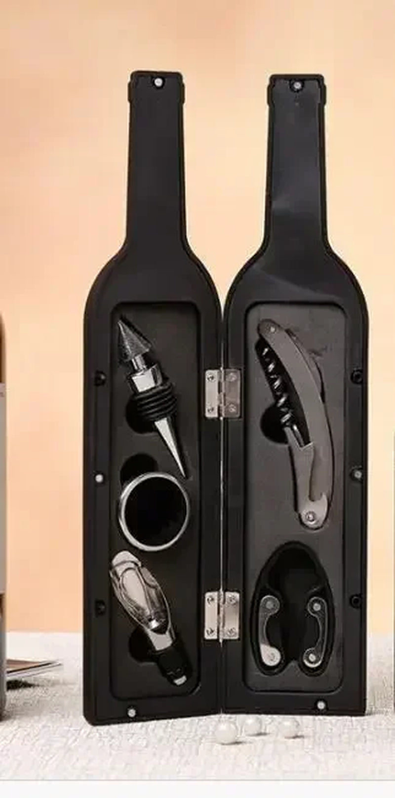 Wine Opener Gift Set – Waiter's Corkscrew & Bar Tool Kit – image 8