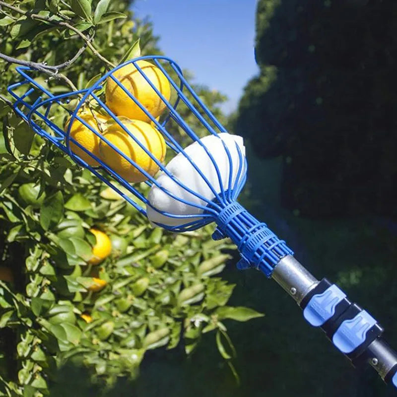 Fruit Picker Head with Deep Basket, Garden Harvest Tool – image 6