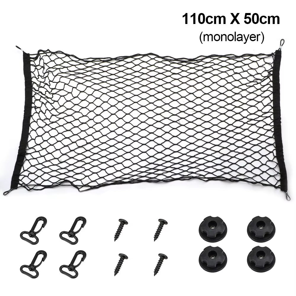Trunk Cargo Net Bag - Elastic Nylon Mesh Storage Organizer – image 8