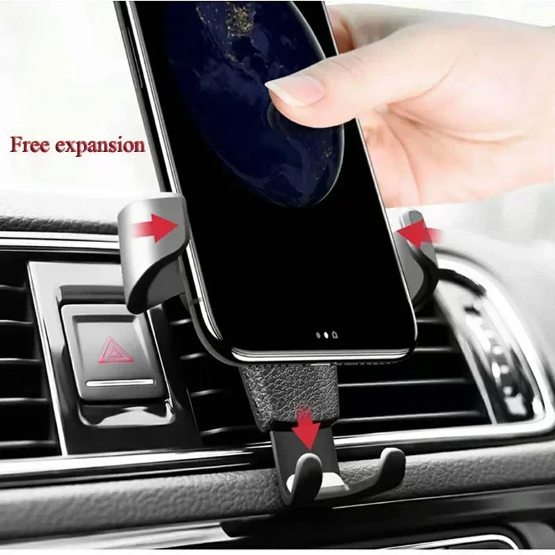Car Phone Mount Air Vent Gravity Holder, One-Hand 360° Rotation – image 17