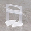 Tile Leveling System Clips 100-Pack 1mm Spacers for Wall & Floor