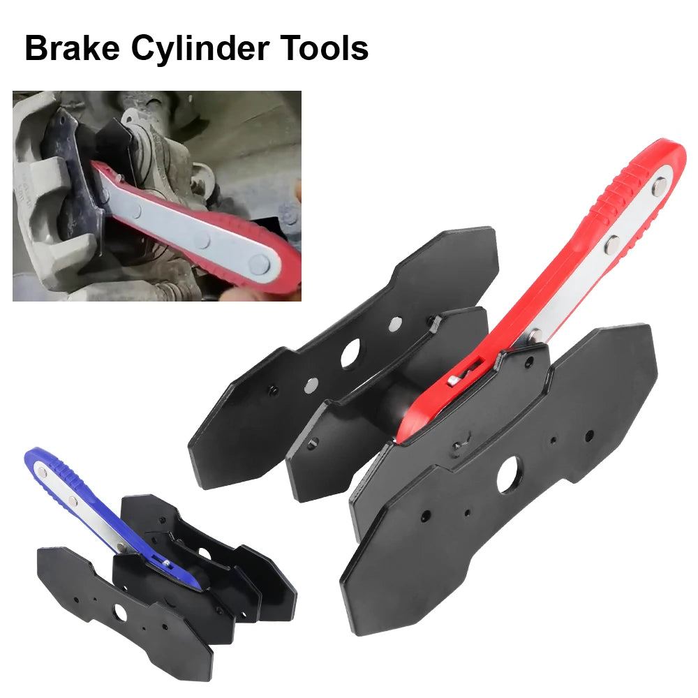 Disc Brake Caliper Spreader – Ratchet Piston Compressor Tool – image 2