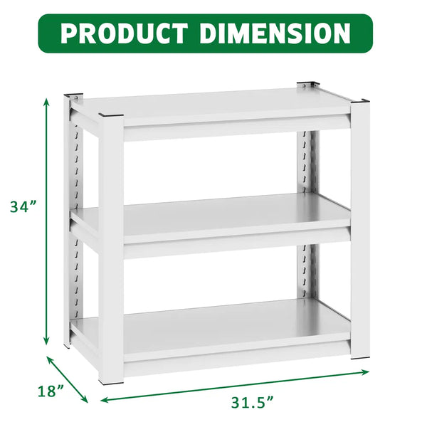 40-50 Gallon Heavy Duty Aquarium Stand, Adjustable 3-Tier Steel Rack