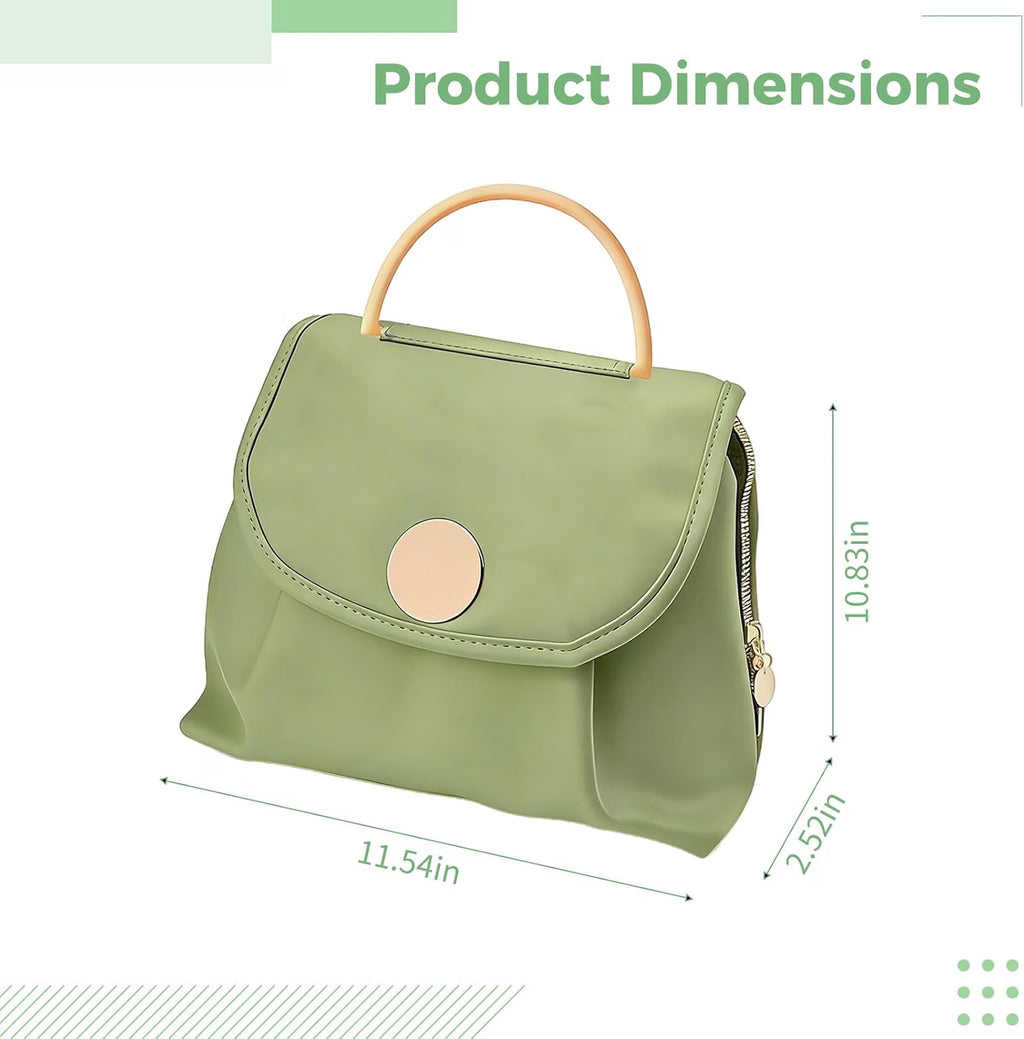 Toiletry Bag, Hanging Waterproof Leather Travel Organizer, Green – image 2