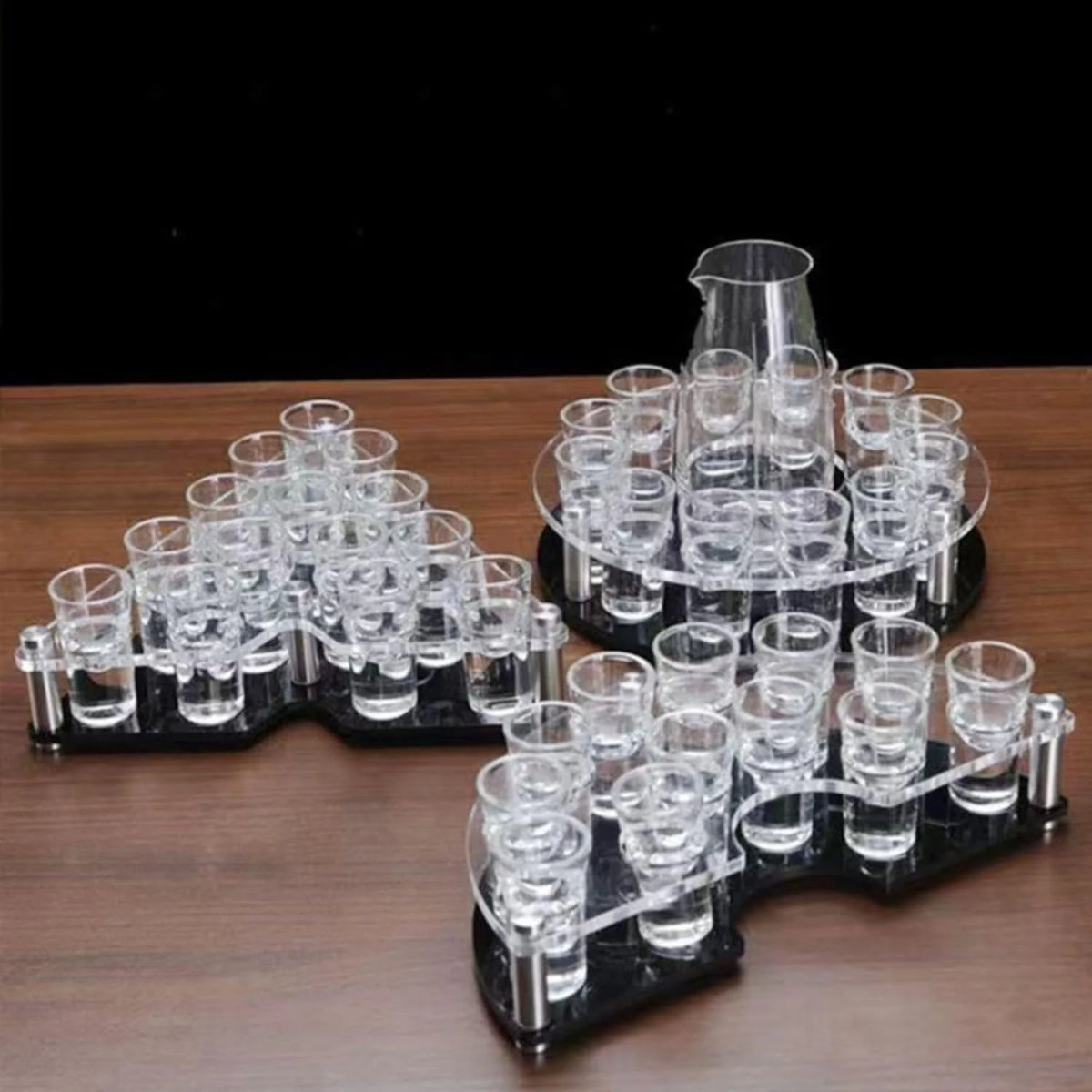 Shot Glass Holder - Acrylic Serving Tray and Display Rack – image 2