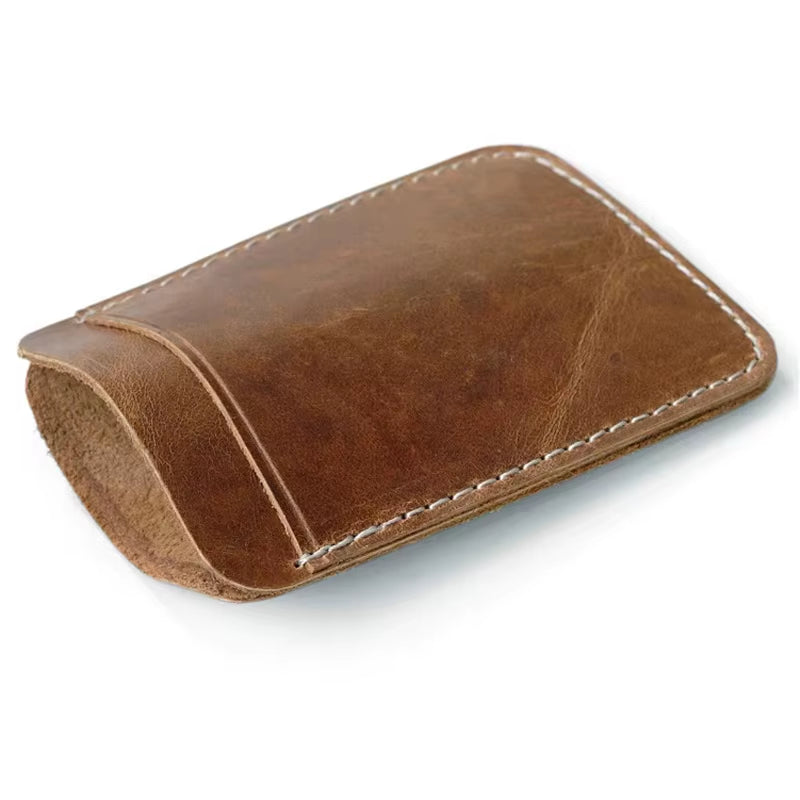 Leather Money Clip Wallet, Slim Cowhide Card Holder – image 5