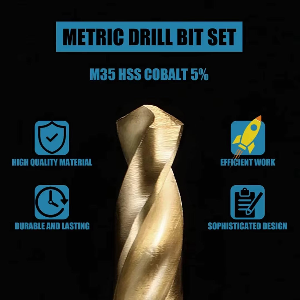 Drill Bit Set 13 Pcs – Carbide Tip Bits with Hex Shank – image 3