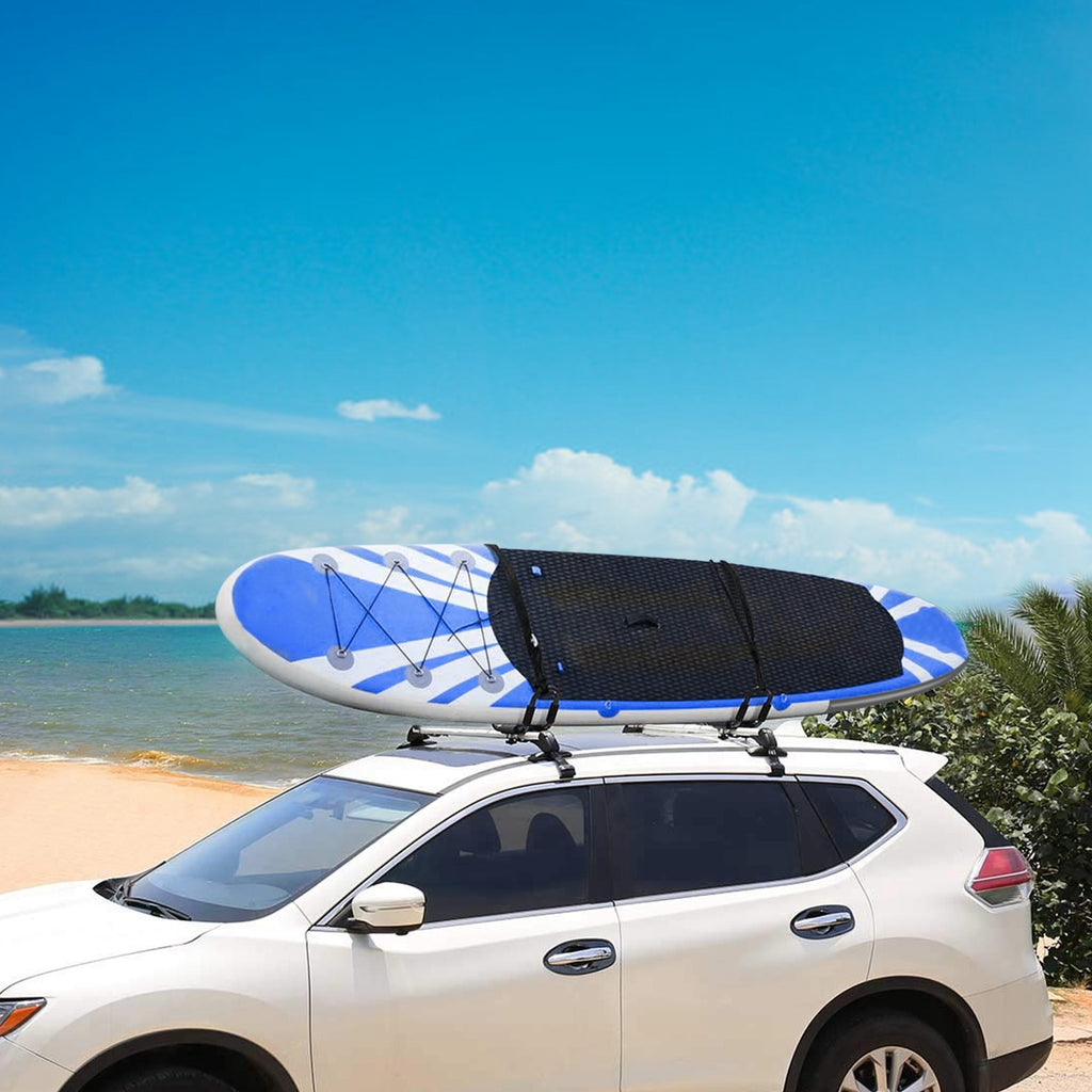 J-Bar Kayak Roof Rack Carrier Pair, 220 lb with Tie-Down Straps – image 4