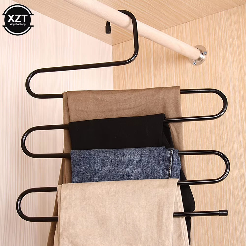 Pants Hanger Rack - S-Type Stainless Steel, 5 Layer – image 3