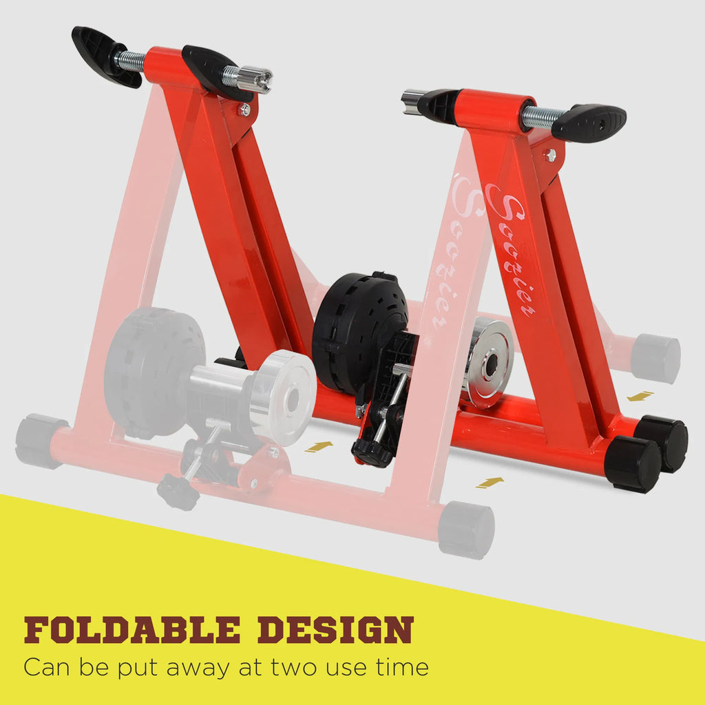 Bike Trainer Stand, Magnetic Indoor Cycling Trainer with 5 Levels – image 7