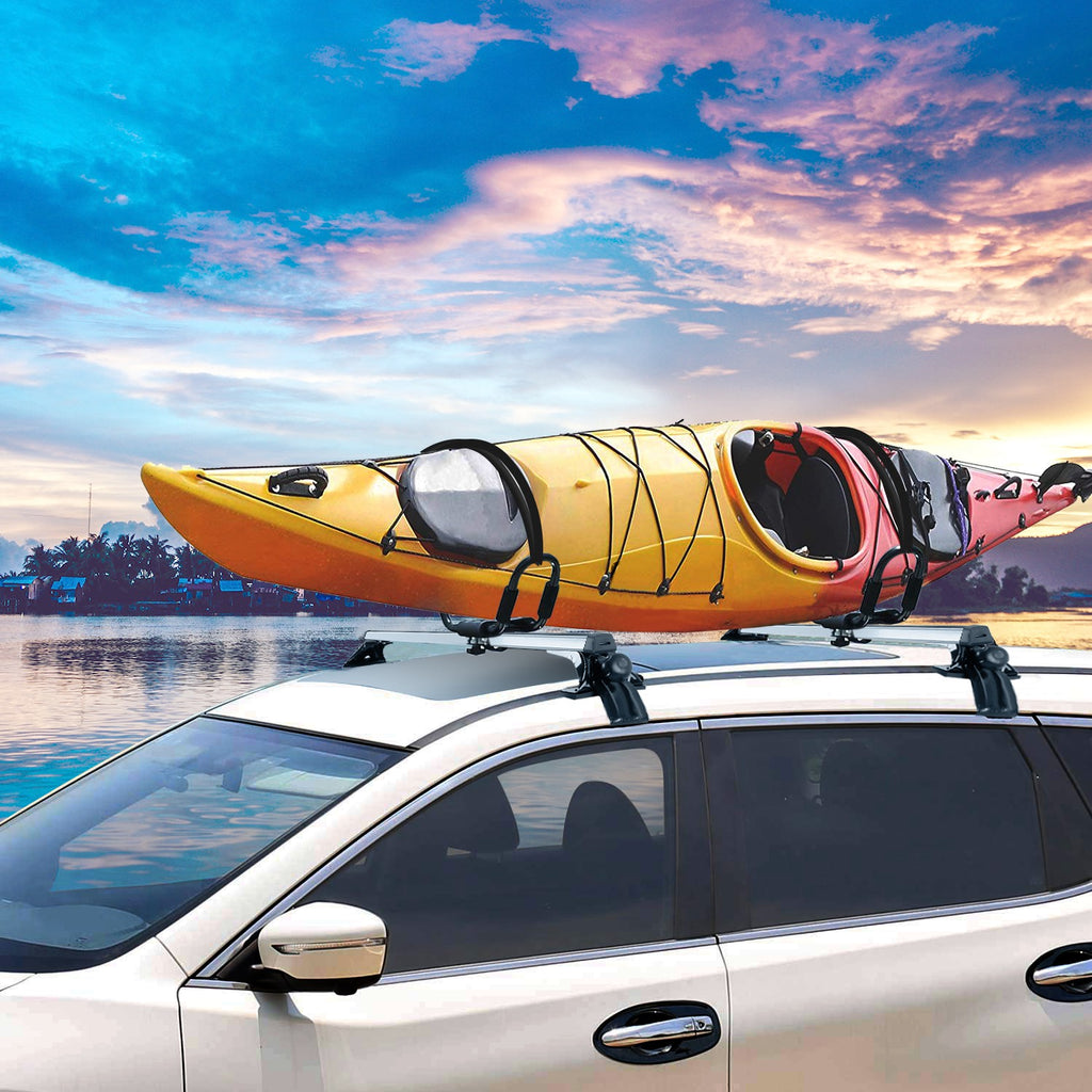 Roof Rack Cross Bars 47 in, Universal Aluminum for Bare Roofs – image 10