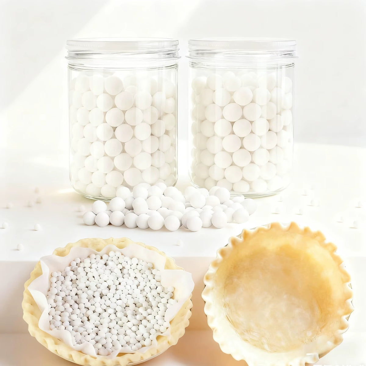 Pie Weights – Reusable Ceramic Baking Beans for Blind Baking – image 2