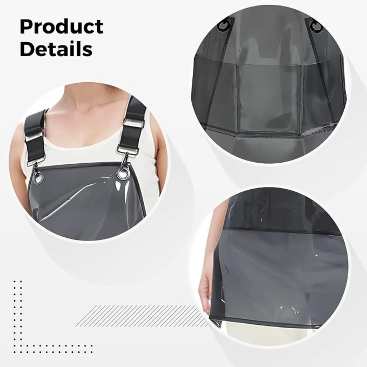 Salon Apron – Waterproof Cross-Back Stylist Apron, 3 Pockets – image 4