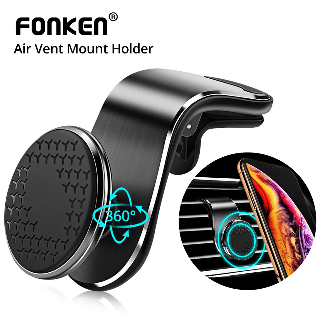 Magnetic Car Phone Holder, Air Vent Mount with 360° Rotation – image 5
