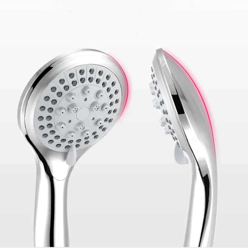 Handheld Shower Head - 5-Setting High Pressure Sprayer, 5 ft Hose – image 3