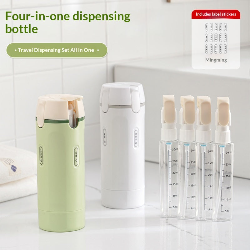 Travel Bottle Set, 4 in 1 Leak Proof Dispenser – image 3