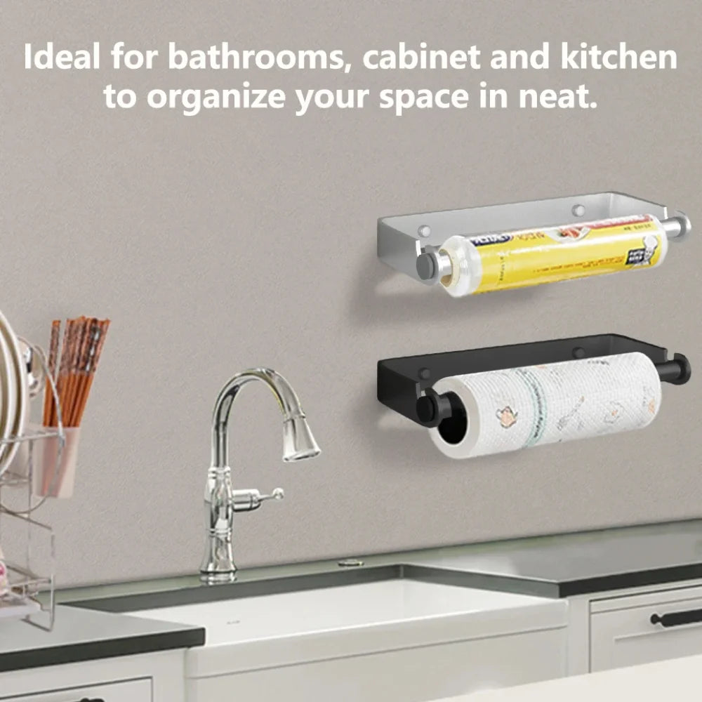 Stainless Steel Paper Towel & Wrap Holder – image 3