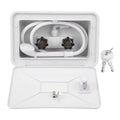 RV Exterior Shower Box Kit with Hose, Sprayer and Lock