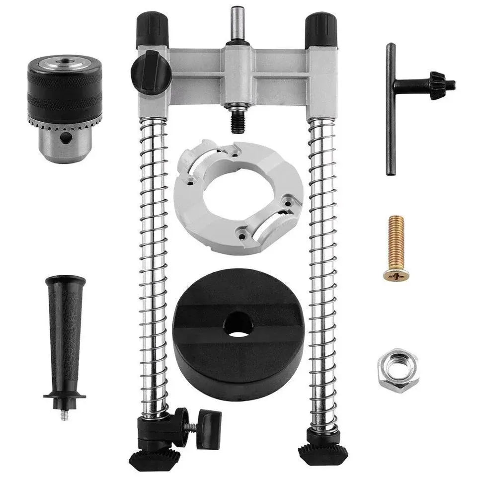 Drill Guide Stand, Adjustable 45/90 Degree Portable Drill Press Jig