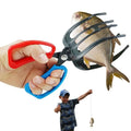 Three-Claw Metal Fish Grip, Fishing Catch Holder Tool