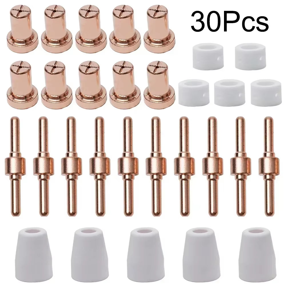 Welding Plasma Cutter Consumables Kit 30 Pc for PT-31 CUT-40 Torches