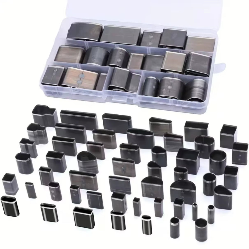 Hollow Punch Set 52-Piece, Leather Craft Hole Punch Tools with Box