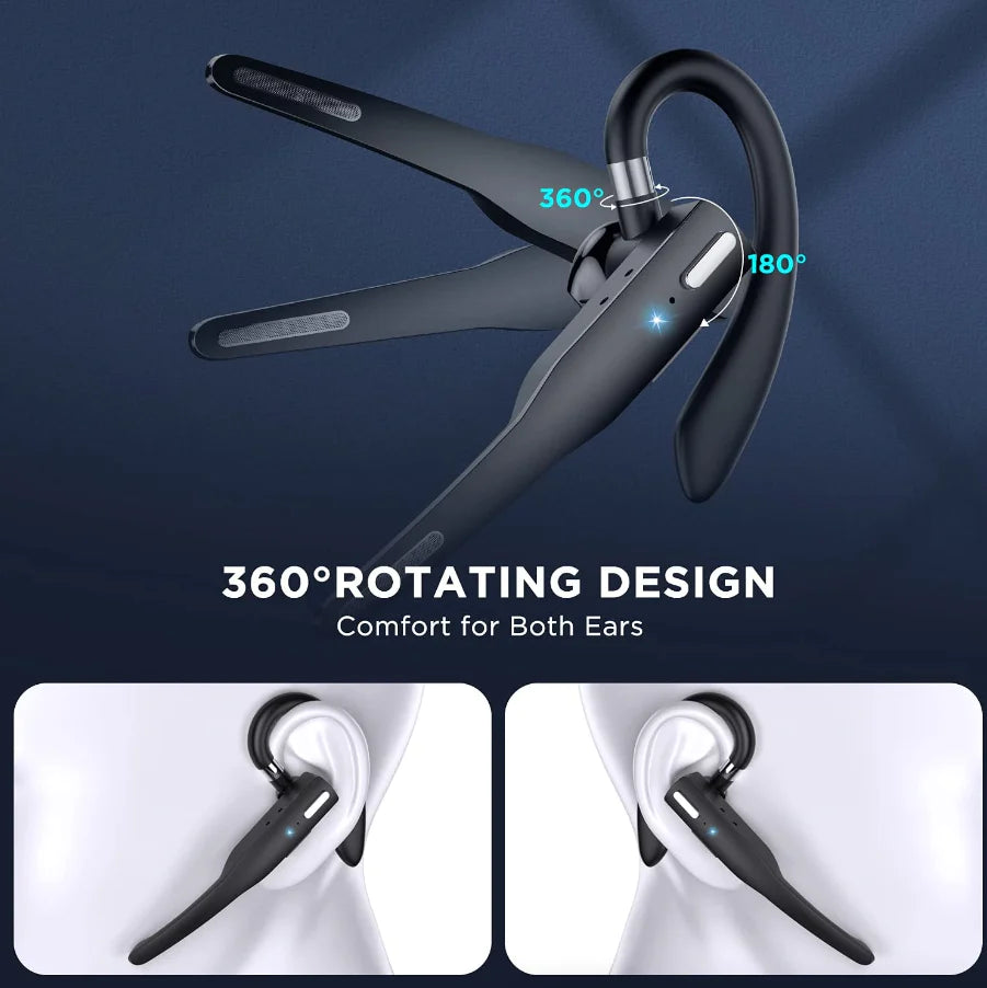 Trucker Wireless Headset with Boom Mic, Noise Cancelling – image 12