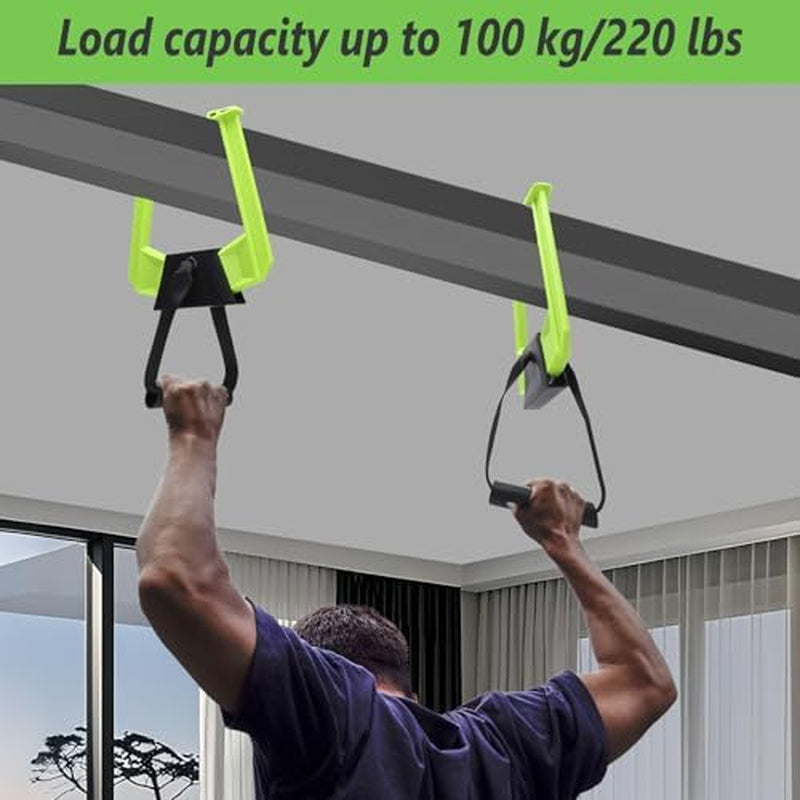 Doorway Pull Up Bar – Portable No-Screw Chin Up Bar, 220 lb – image 7
