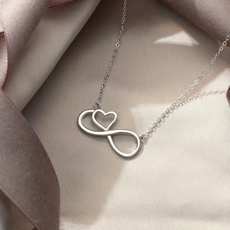 Infinity Love Pendant Necklace with Bonus Daughter Card – image 4