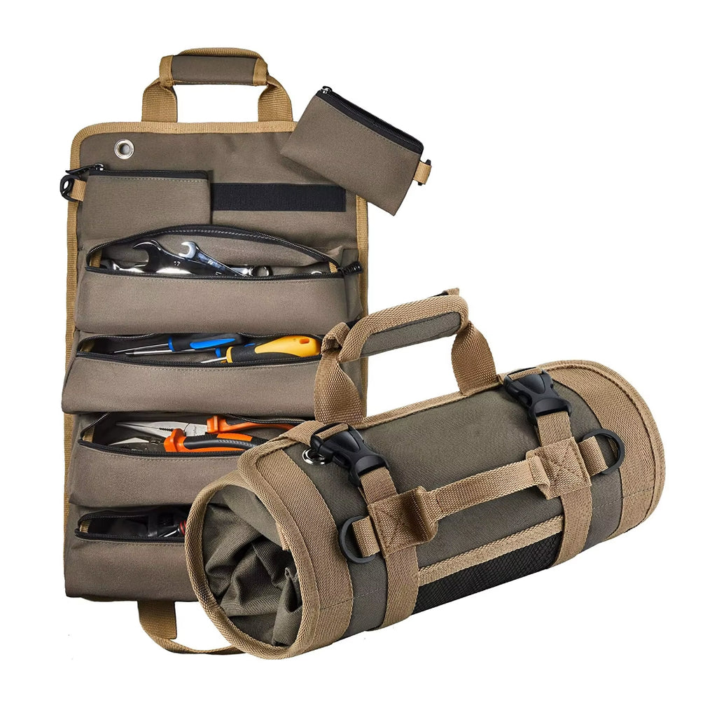 Roll-Up Tool Bag – Multi-Pocket Oxford Cloth Tool Organizer – image 2