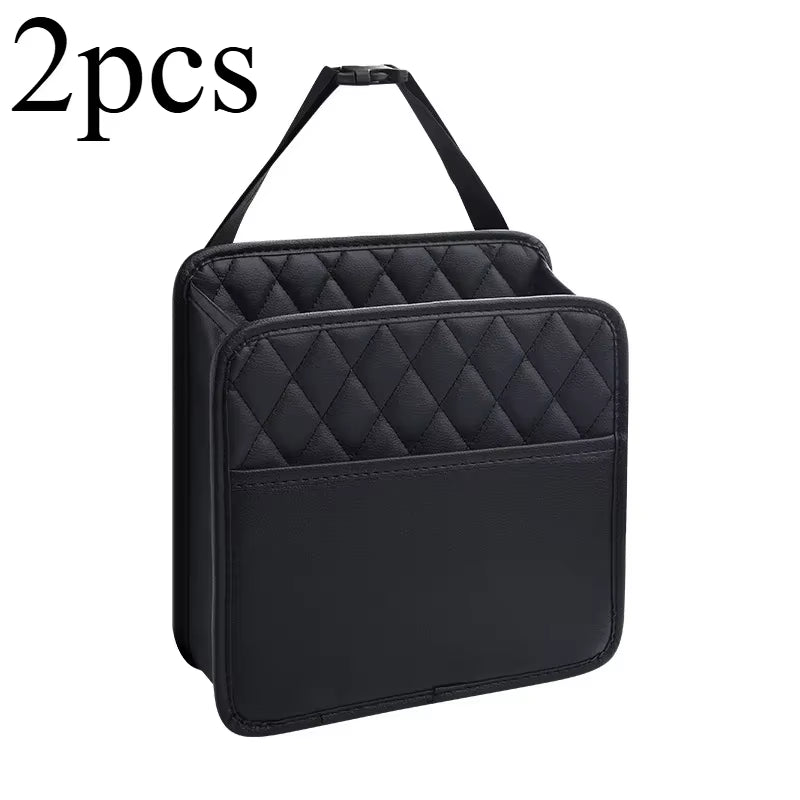 Waterproof Hanging Car Seat Organizer with Trash Bag – image 7