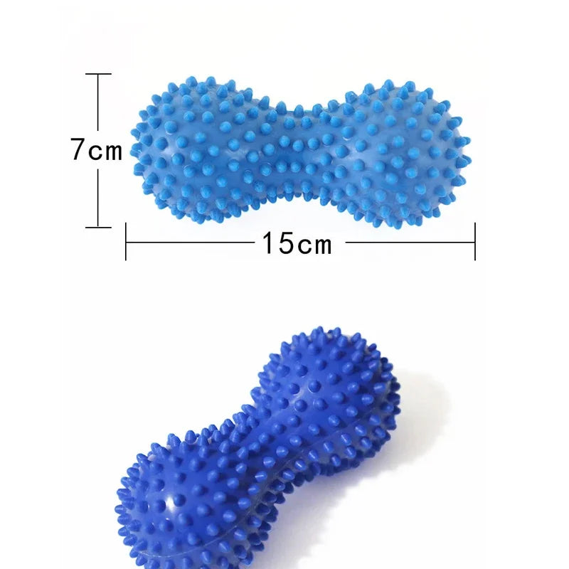 Peanut Massage Ball – Double Lacrosse Ball for Back, Neck and Feet – image 4