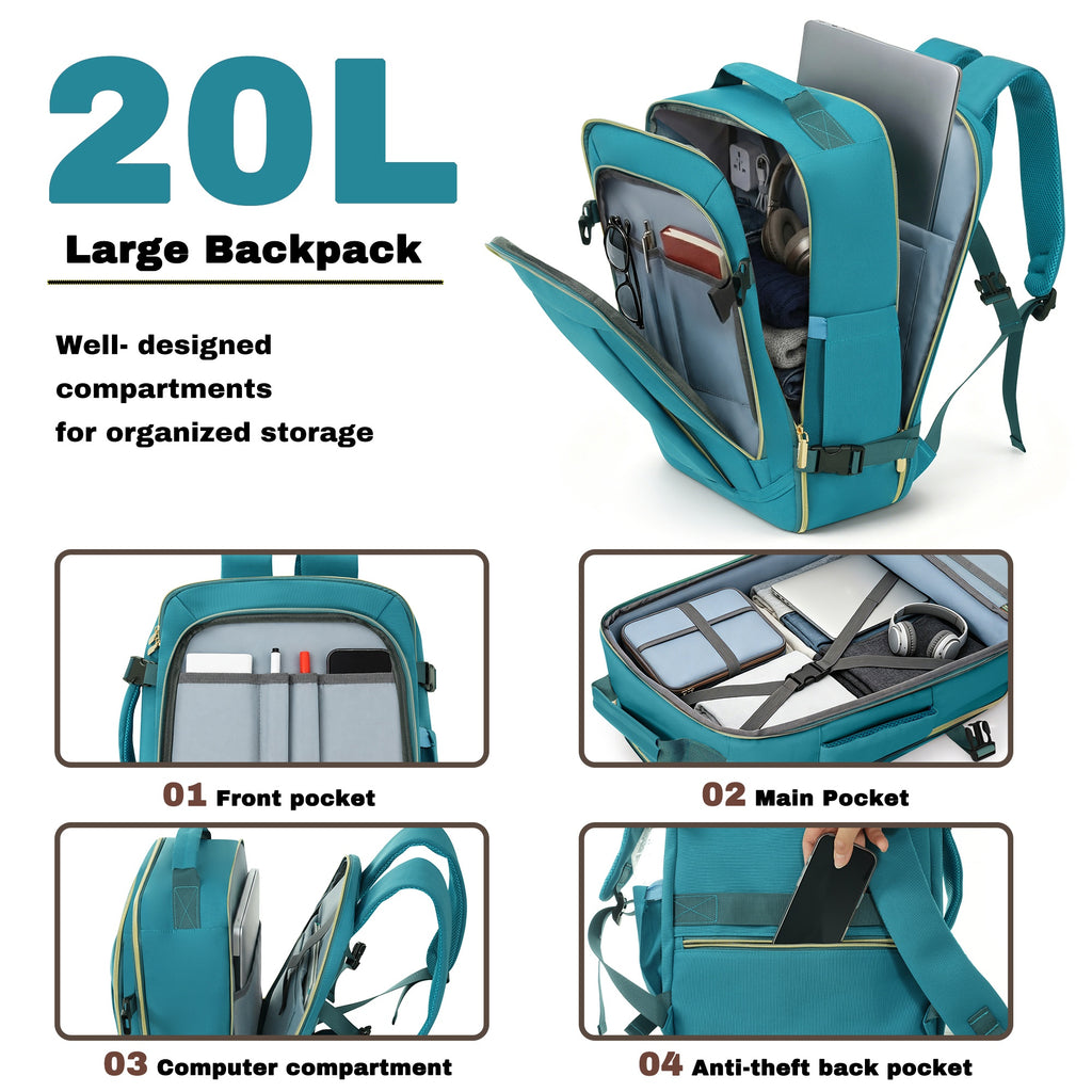 3-Piece Luggage Set, 28 in Checked Suitcase, Duffel and Toiletry Bag – image 6