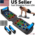 Push Up Board 28-in-1 - Foldable Push Up Bar System with Handles