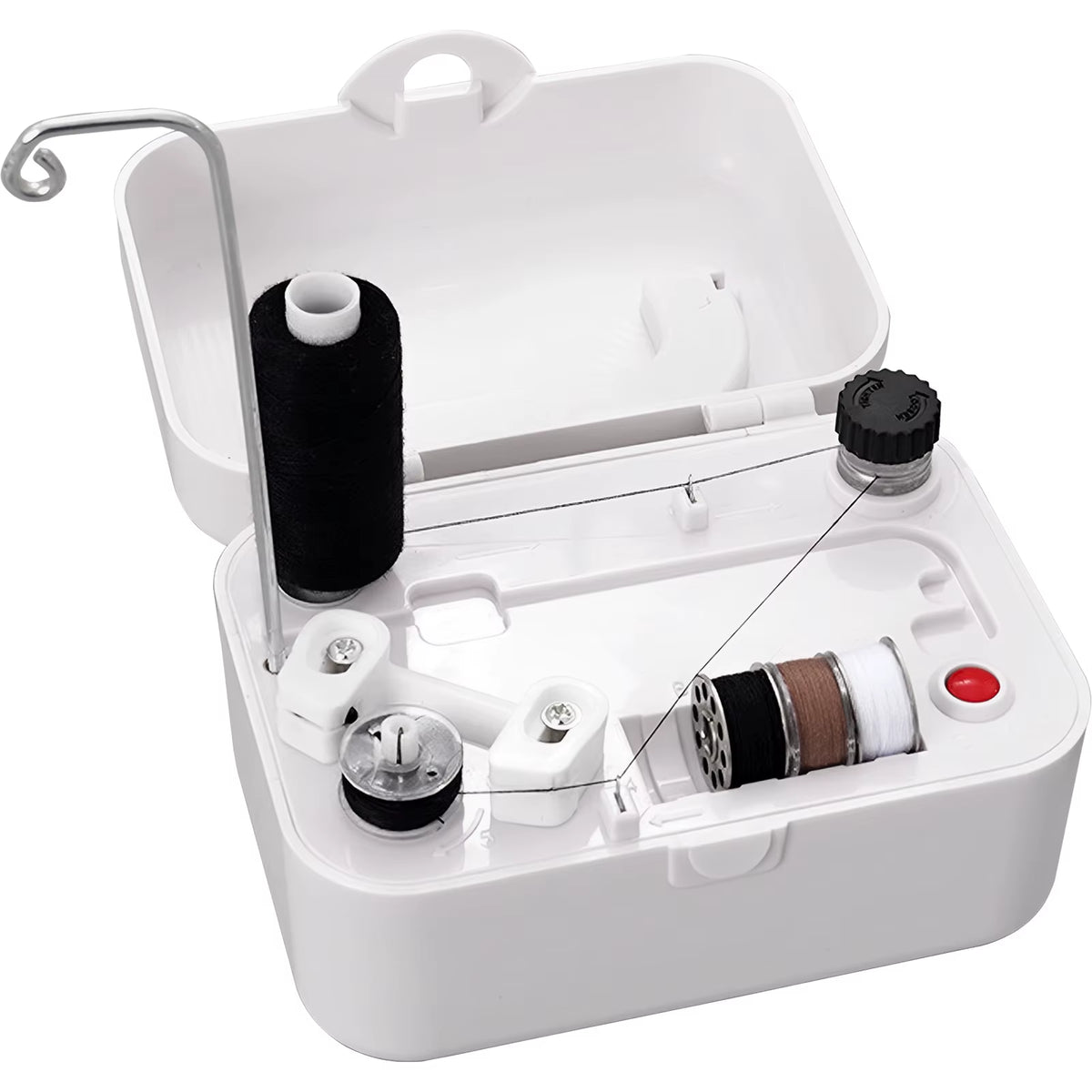 Portable Electric Bobbin Winder With Auto Stop and Thread Stand – image 2