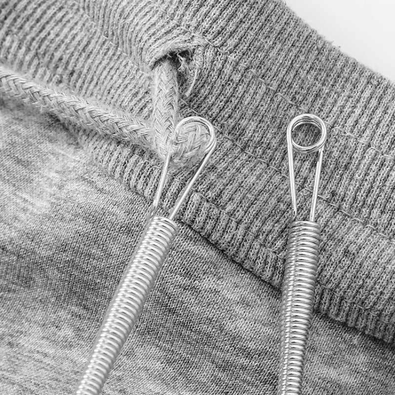Drawstring Threader Tool, Metal Spring Clip for Hoodies & Pants – image 3