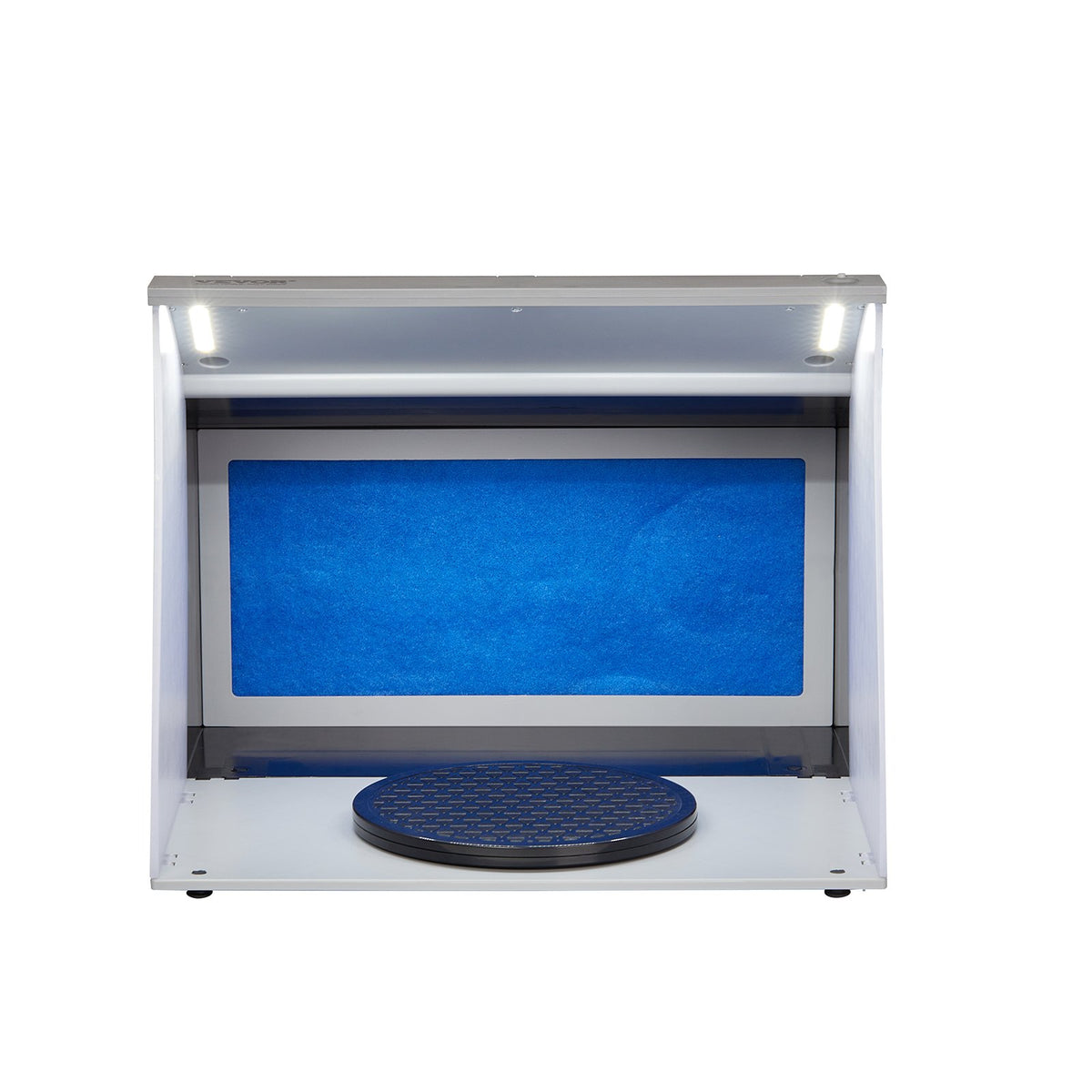 Portable Hobby Spray Booth with LED Lights, Dual Fans and Turntable – image 4