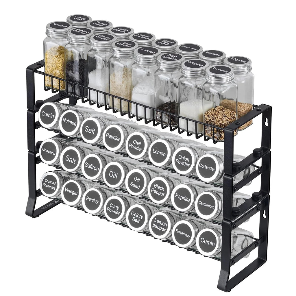 Pull-Out Spice Rack Organizer for Cabinet, 18x11 Inch – image 6