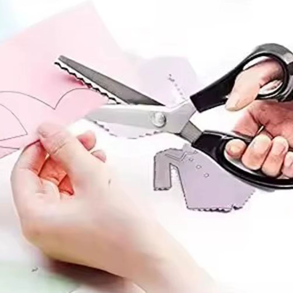 Pinking Shears Stainless Steel Zig Zag Fabric Scissors – image 6