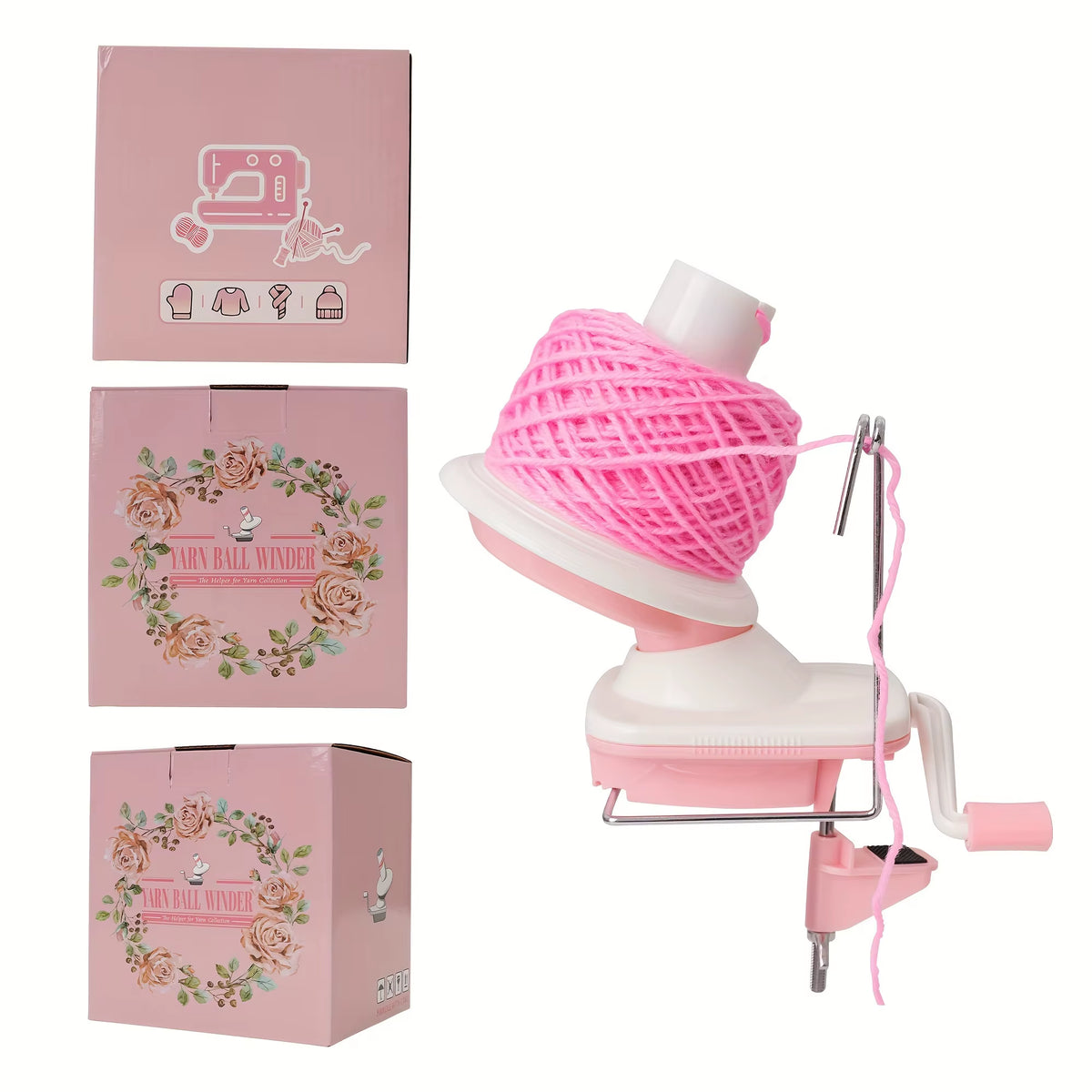 Hand Crank Yarn Ball Winder for Knitting and Crochet – image 6