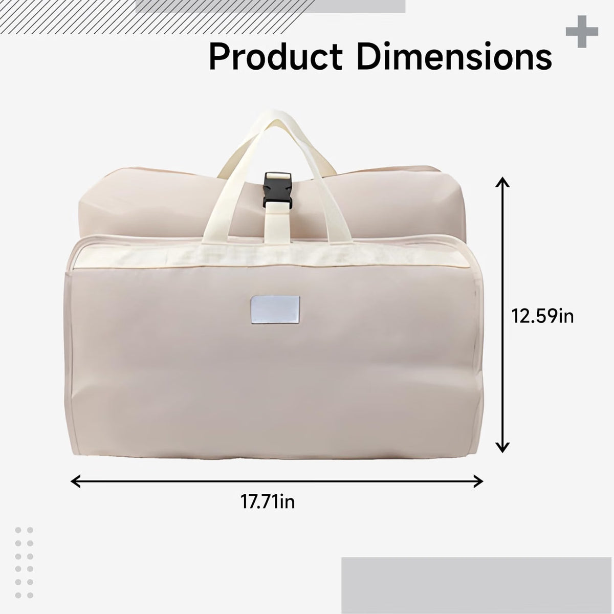 Hanging Packing Cube, 7-Compartment Foldable Travel Organizer – image 3