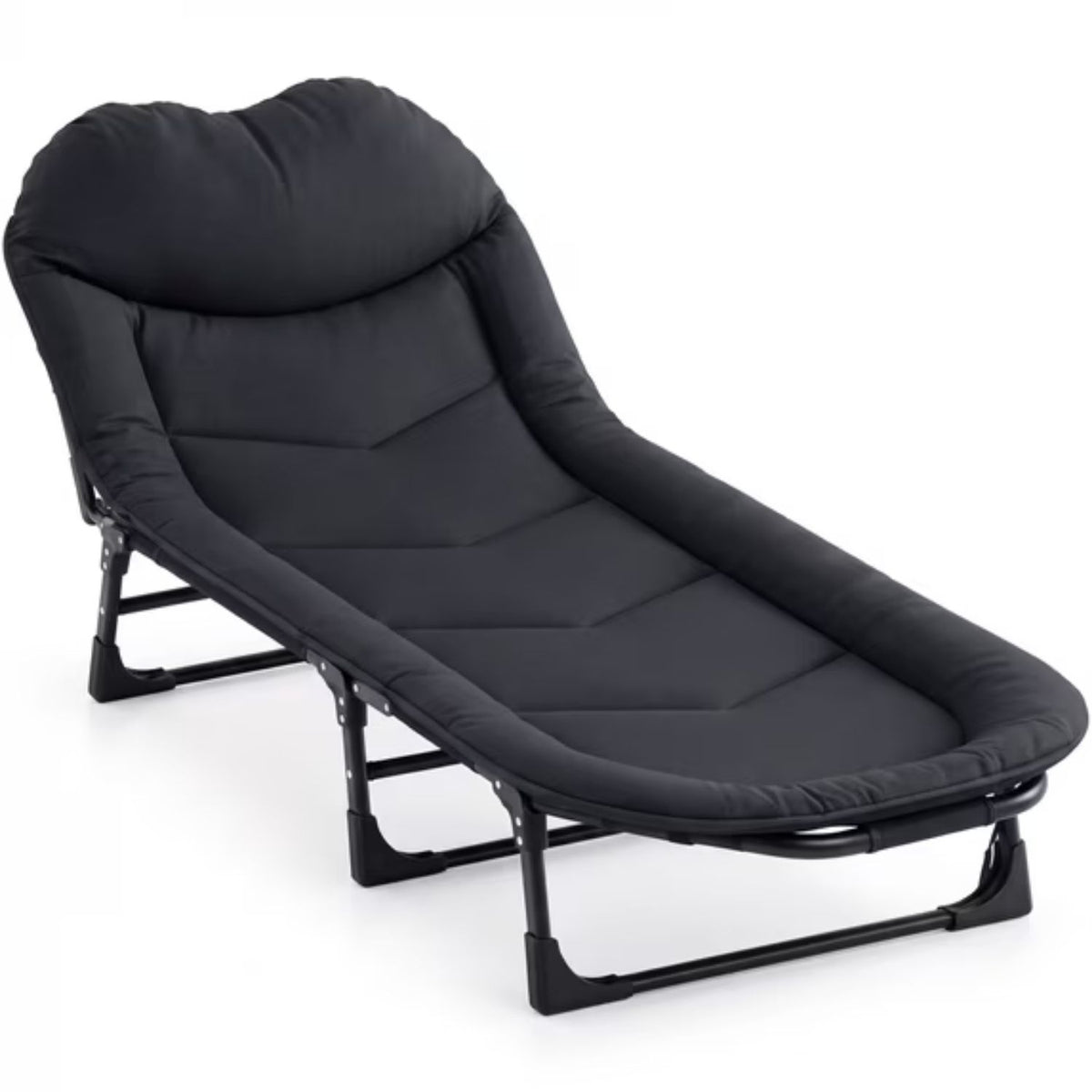 Folding Camping Cot Recliner 3-in-1 Heavy Duty Portable Bed – image 3