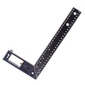 Precision Right Angle Marking Ruler - 45/90 Degree Woodworking Scribe Gauge