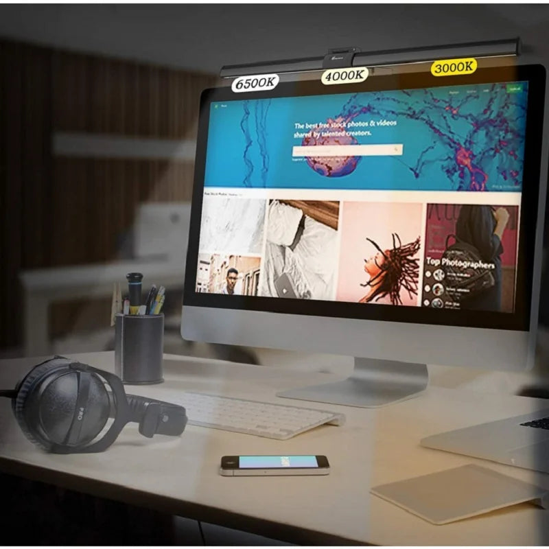 LED Monitor Light Bar - USB Screen Lamp, Dimmable Color Temperature – image 3